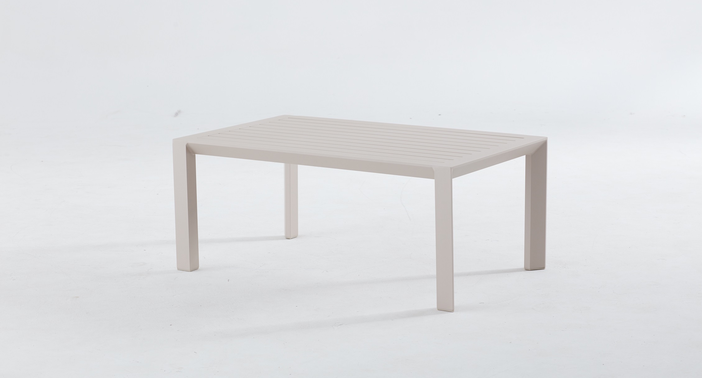 שולחן נמוך %100 אלומיניום 100x61 צבע בג