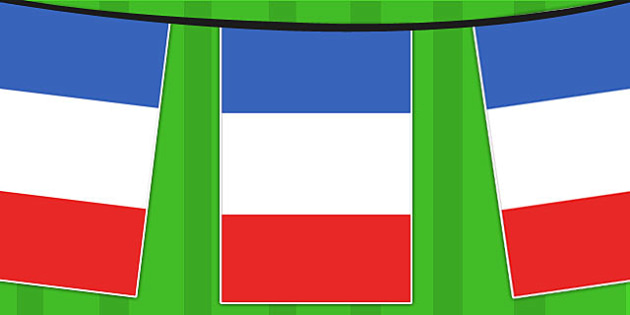  20mètres du drapeau de la France