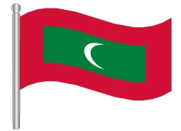 דגל האיים המלדיביים - Maldives flag
