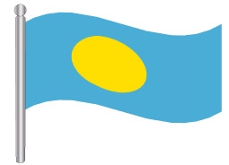 דגל פלאו - Palau flag