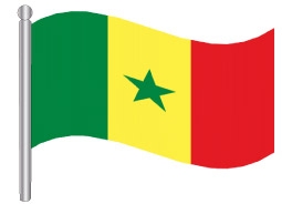 דגל סנגל - Senegal flag