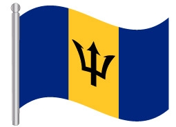 דגל ברבדוס - Barbados flag