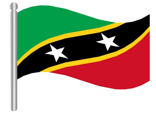 דגל סנט קיטס ונוויס - St Kitts and Nevis flag