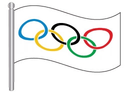 דגל אולימפי - Olympic flag