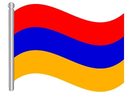 דגלון ארמניה - Armenia flag