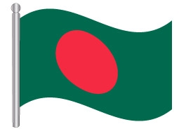 דגלון בנגלדש - Bangladesh flag