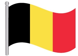 דגלון בלגיה - Belgium flag