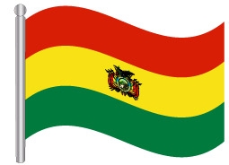 דגלון בוליביה - Bolivia flag
