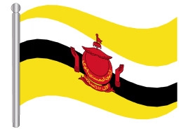 דגלון ברוניי - Brunei flag