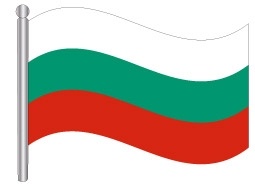 דגלון בולגריה - Bulgaria flag