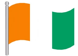 דגל רפובליקת חוף השנהב - Coste d'Ivoire