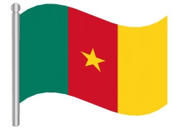 דגלון קמרון - Cameroon flag