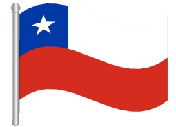 דגלון צילה - Chile flag