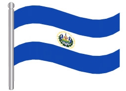 דגלון אל סלבדור - El Salvador flag
