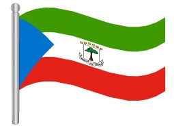 דגלון גינאה המשוונית - Equatorial Guinea flag