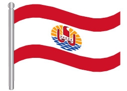 דגלון פולינזיה הצרפתית - French Polynesia flag