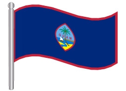 דגלון גואם - Guam flag
