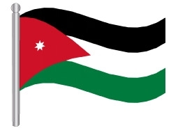 דגלון ירדן - Jordan flag