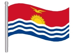 דגלון קיריבטי - Kiribati flag