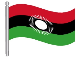 דגלון מלאווי - Malawi flag