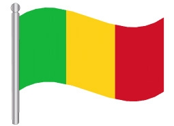 דגלון מאלי - Mali flag