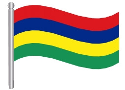 דגלון מאוריציוס - Mauritius flag