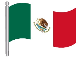 דגלון מקסיקו - Mexico flag