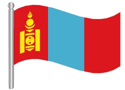 דגלון מונגוליה - Mongolia flag