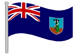 דגלון מוטסראט - Montserrat flag
