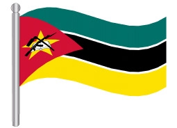 דגלון מוזמביק -Mozambique flag