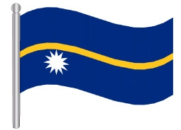 דגלון נאורו - Nauru flag