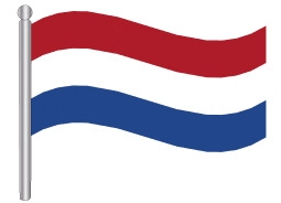 דגלון הולנד - Netherlands flag