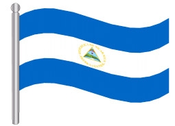 דגלון ניקרגואה - Nicaragua flag