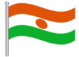 דגלון ניזר - Niger flag