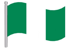 דגלון ניגריה - Nigeria flag
