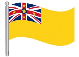 דגלון ניואה - Niue flag