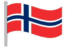 דגלון נורבגיה - Norway flag