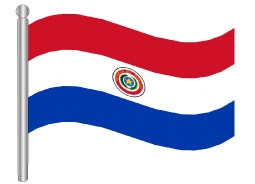 דגלון פרגוואי - Paraguay flag