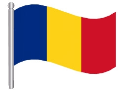 דגלון רומניה - Romania flag