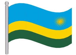 דגלון רואנדה-Rwanad flag
