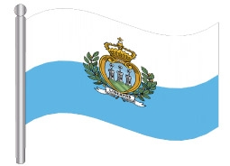 דגלון סן מרינו - San Marino flag