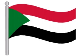 דגלון סודן - Sudan flag