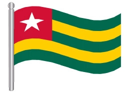 דגלון טוגו - Togo flag