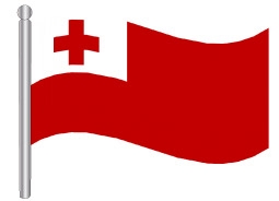 דגלון טונגה - Tonga flag