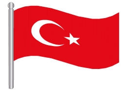 דגלון טורקיה - Turkey flag