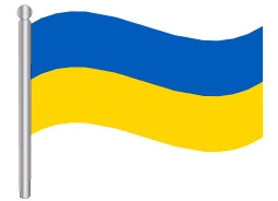דגלון אוקראינה - Ukraine flag