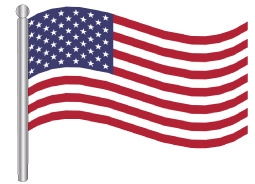 דגלון ארצות הברית - United States (USA) flag