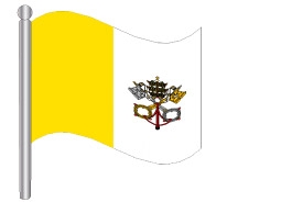 דגלון הוותיקן - Vatican City flag