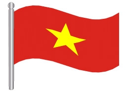 דגלון ויאטנם - Vietnam flag
